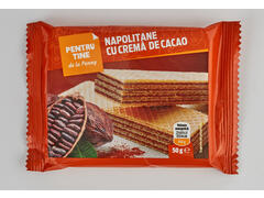 Pentru tine de la PENNY napolitane crema cacao 50 g
