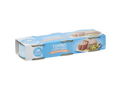 Ton Albacora in ulei de masline 3x80G Carrefour Classic