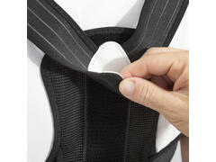 Centură lombară Corector postură Negru Adulți