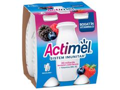 Iaurt de baut cu fructe de padure Actimel 4x100ml Danone