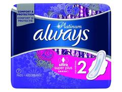 Absorbante Always Platinum Super, 7 buc