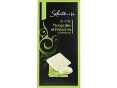 Ciocolata Alba Cu Fistic Carrefour Selection 100G