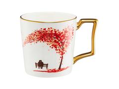 Cana Ambition Mrau, 510Ml, Portelan, Model Pisica, Maner Albastru