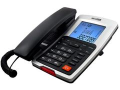 Telefon Fix MaxCom KXT709 (Negru/Argintiu)