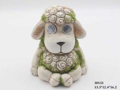 Figurina Solara De Gradina,  Oita,  13.3*12.4*16.2Cm, Ceramica