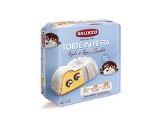 Prajitura  Torte in Festa Balocco cu ciocolata si crema de frisca 400g