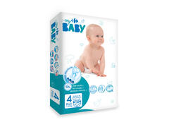 Scutece maxi nr.4, 7-14 kg, 14 bucati Carrefour Baby