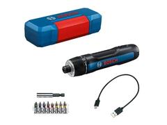 Masina de insurubat cu acumulator BOSCH GO Professional, turatie 306 - 396 rpm, cuplu 5 - 2.5 Nm, prindere 1/4 inch, acumulator 3.6V, 2 Ah