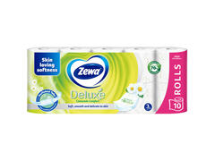 Hartie igienica Zewa Deluxe Camomile Comfort 10 role, 3 straturi