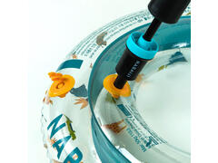 Colac gonflabil piscină transparent 65 cm imprimeu SAVANĂ