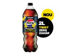 Pepsi Twist Zero Zahar, bautura cu aroma de cola si suc de lamaie, pet, 2L