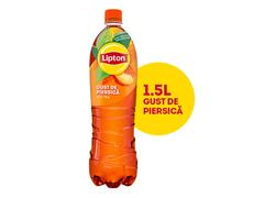 Lipton Ice Tea Piersica, bautura cu extract de ceai negru si suc de piersici, pet, 1.5L