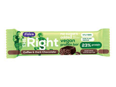 Fizico The Right Baton proteic Vegan cu cafea si ciocolata neaga 40g