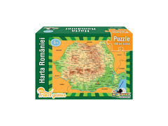 Puzzle educativ Noriel - Harta Romaniei, 100 piese