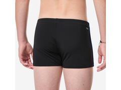 Boxeri de baie înot 100 Plus Negru Băieți Adolescenți - 151-160cm12-13A