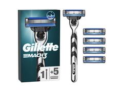 Aparatul de ras pentru bărbați Gillette Mach3 este creat pentru un bărbierit precis, clasic, în care puteți avea încredere. Cu trei lame mai puternice decât oțelul care rămân ascuțite mai mult timp (comparativ cu Blue3), nu este o surpriză de ce este apar