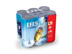 Bere Efes Pilsener 6X0.5L Doza 5+1