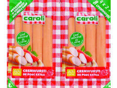 Caroli Cremwursti porc extra 2 x 140 g