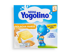 Gustare Nestle Yogolino Gustare Cu Lapte Si Biscuiti, 4 X 100G, De La 6 Luni
