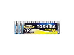 Set 12 baterii alcaline Toshiba R6 AA