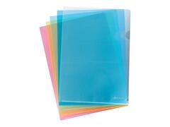 File plastic A4, deschidere L, diverse culori #EK45412B