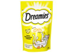 Recompense pentru pisici Dreamies Snack cu branza 60g