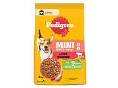 Pedigree hrana uscata cu vita si legume pentru caini adulti de talie mica 2kg