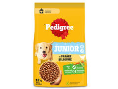 Pedigree hrana uscata cu pasare si legume pentru caini juniori 12kg