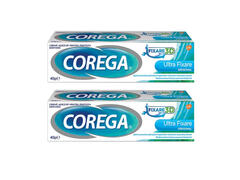 Crema adeziva pentru proteze Corega Ultra Fixare duo pack, 40 g, 2 bucati