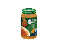 Gerber BIO Spaghete integrale cu carne de Vita, piure bebelusi, de la 12 luni, 250g