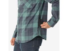 Cămașă cu mânecă lungă TRAVEL 500 Verde Bărbați - XL
