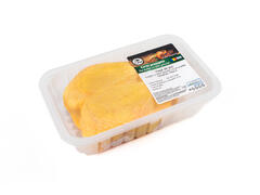 Piept de pui furajat cu 60% porumb, cu os si piele, refrigerat, Clasa A.