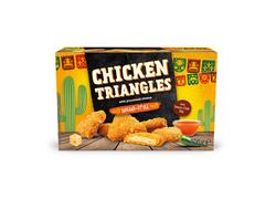 Triunghiuri de pui&branza stil nacho 300 g