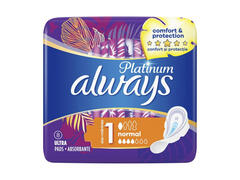 Absorbante Always Platinum Normal, 8 bucati