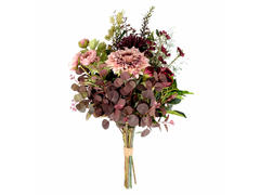 Buchet flori artificiale DAISY&PEONY H.60 rosu/roz