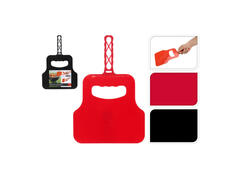 Evantai pentru gratar, 32x21cm, Culoarea Rosu/Negru