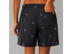Șort de baie 15" 100 palmito Negru Bărbați - M