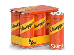 Schweppes Mandarin doza 6x0.33l