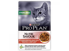 ProPlan Cat Sterilised, Vită 85g