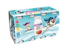 Iaurt capsuni banane 8x100g Actimel Actikids