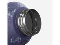 Bidon 100 inox 1L cu capac cu filet pentru drumeție Mov