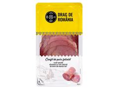 Ceafa de porc crud-uscata, feliata, Drag de Romania 80g