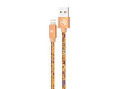 Cablu Graffiti Tellur USB to Lightning,,3A, 1m, portocaliu