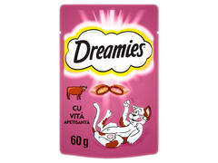 Dreamies recompense pentru pisici, cu vita apetisanta 60 g