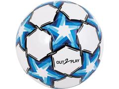 Minge fotbal Out 2 Play, model stele, Alb/Albastru