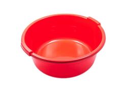 Lighean rotund, capacitate 17L, culoare rosu, Cyclops