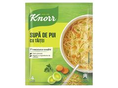 Supa instant de pui cu taitei 59 g Knorr