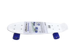 Skateboard Adoles. Alb/Albast