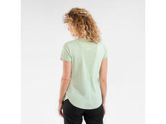 Tricou Drumeție în natură NH500 Verde Damă undefined