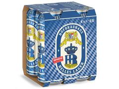 #BERE HOFBRAU HELLES 4X0.5L